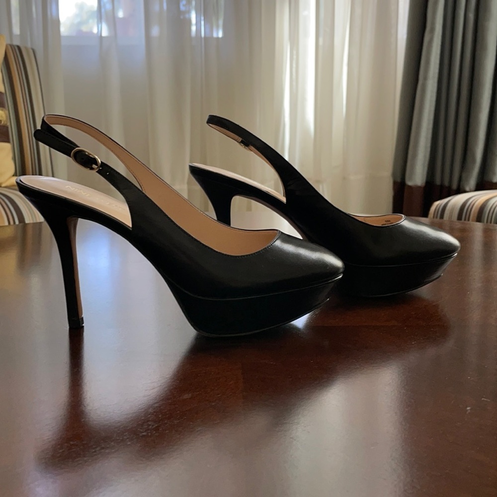 Nine West Cozelle plate-form slingback shoes
